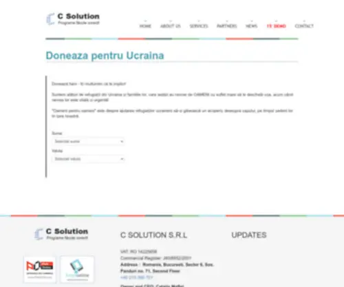 C-Solution.ro(C Solution) Screenshot