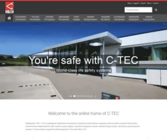 C-Tec.com(Fire alarms) Screenshot