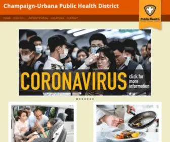 C-UPHD.org(Champaign Urbana Public Health DistrictW) Screenshot
