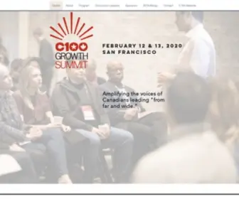 C100Growthsummit.org(Growth Summit 2020) Screenshot