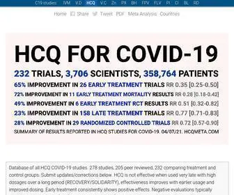 C19HCQ.com(HCQ for COVID) Screenshot