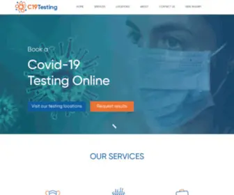 C19Testingllc.com(C19Testing) Screenshot