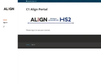 C1Align.com(C1 Align Portal) Screenshot