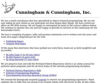 C2.com(Cunningham & Cunningham) Screenshot