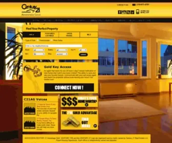 C21AG.com(CENTURY 21 Advantage Gold) Screenshot