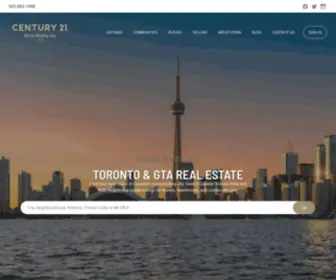 C21Atria.com(Explore Toronto and GTA homes for sale with Century 21®) Screenshot