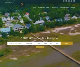 C21Carolinarealty.com(Beaufort South Carolina Real Estate and Homes For Sale) Screenshot