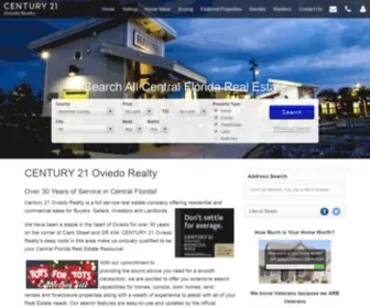 C21CFL.com(CENTURY 21 Oviedo Realty) Screenshot