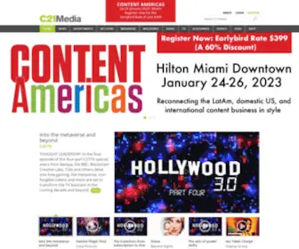 C21Media.net(Home to the International Entertainment Community) Screenshot