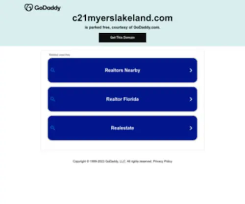 C21Myerslakeland.com(WordPress) Screenshot