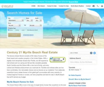 C21Theharrelsongroup.com(Myrtle Beach Real Estate) Screenshot