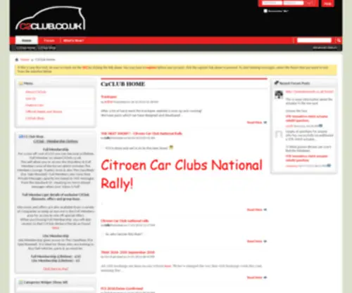 C2Club.co.uk(Citroen C2 Owners Club) Screenshot