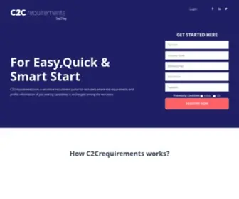 C2Crequirements.com(C2Crequirements) Screenshot