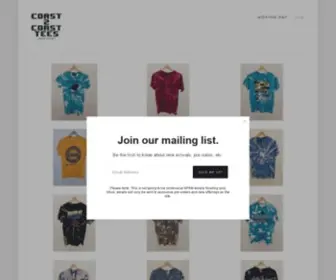 C2Ctees.com(COAST 2 COAST TEES) Screenshot