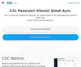 C2Cyazilimi.com(C2C, C2C Pazaryeri, C2C Pazaryeri Yaz) Screenshot