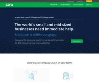 C2FO.com(Working Capital) Screenshot