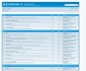 C2Forum.com(Concept2 Forum) Screenshot