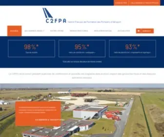 C2Fpa.fr(Centre français de formation des pompiers d'aéroport) Screenshot