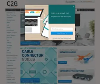 C2G.com(C2G (Cables To Go)) Screenshot