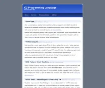 C2Lang.org(C2 Programming Language) Screenshot
