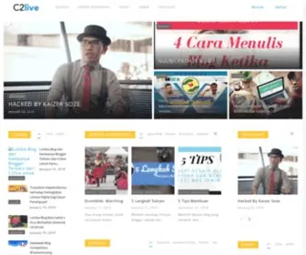 C2Live.com(Platform Teknologi untuk Blogger Indonesia) Screenshot