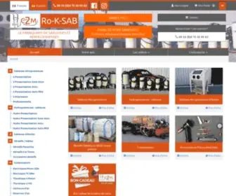 C2M-RO-K-Sab.com(Vente en ligne : sableuse) Screenshot