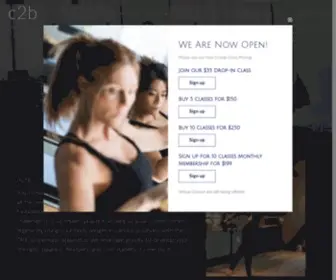 C2Pilates.com(C2 Body Boston) Screenshot