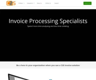 C2S.co.uk(Invoice processing software) Screenshot