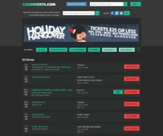 C3Concerts.com(C3 Concerts) Screenshot