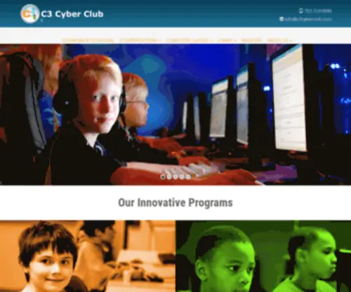 C3Cyberclub.com(After School Programs and Classes for Kids in Ashburn) Screenshot