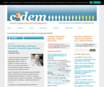 C3Dem.it(Costituzione, concilio, cittadinanza) Screenshot