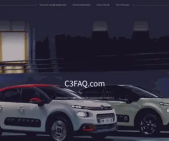 C3Faq.com(Club Citroën C3) Screenshot