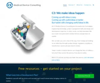 C3MDC.com(Medical Device Engineering & Consulting) Screenshot