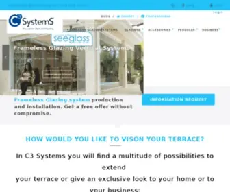 C3SYstems.es(Glass Curtain) Screenshot