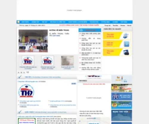 C3TranhungdaoHD.edu.vn(Trường THPT Trần Hưng Đạo) Screenshot