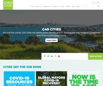 C40.org(C40 cities) Screenshot
