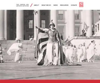 C4AA.org(The Center for Artistic Activism) Screenshot