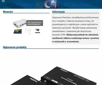 C4I.com.pl(Systemy i rozwiązania audiowizualne) Screenshot