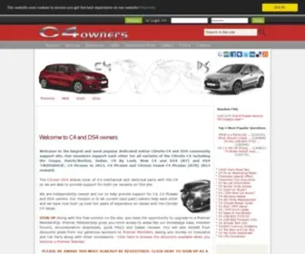 C4Owners.org(Everything Citroen C4 and DS4) Screenshot