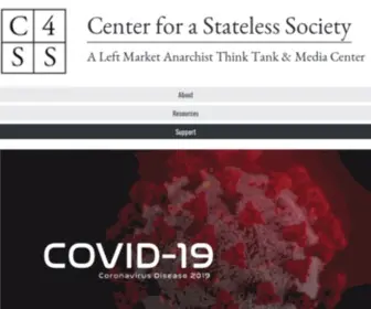 C4SS.org(Center for a Stateless Society) Screenshot