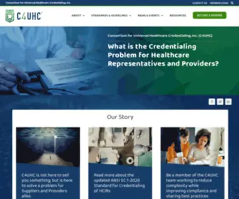 C4UHC.org(The Consortium For Universal Healthcare Credentialing) Screenshot