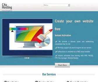 C4Uhosting.com(Free Hosting) Screenshot