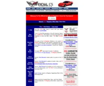 C5Registry.com(Official Corvette C5 Registry) Screenshot