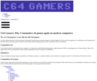 C64Gamers.com(C64 Gamers) Screenshot