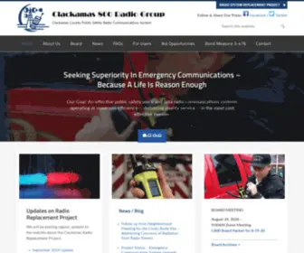 C800.org(Clackamas County Public Safety Radio Communications System) Screenshot