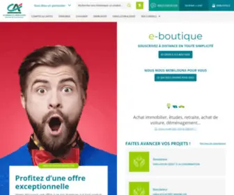 CA-Charente-Perigord.com(Découvrez les offres et services du Crédit Agricole) Screenshot