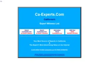 CA-Experts.com(Hotel experts) Screenshot