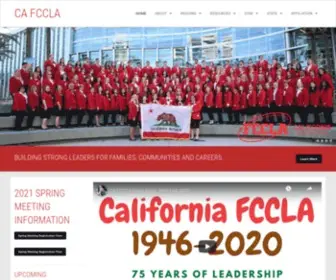 CA-FCcla.org(CA FCCLA) Screenshot