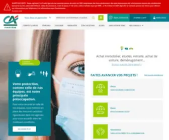 CA-Finistere.fr(Découvrez les offres et services du Crédit Agricole) Screenshot