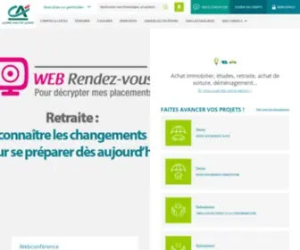 CA-Loirehauteloire.fr(Découvrez les offres et services du Crédit Agricole) Screenshot